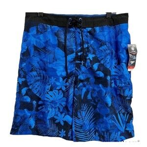 Speedo Men Swim Short Trunk Knee Length Turbodri.  UV50+/Block The Burn.
